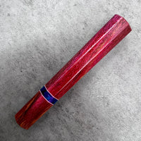 Custom Japanese Knife handle (wa handle) for 165-210mm : Double dyed sycamore