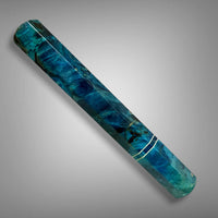 Japanese Knife handle (wa handle) for 240-260 mm : Dyed Buckeye burl and vintage poker chip