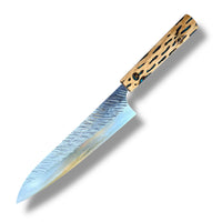 Custom Yu Kurosaki Fujin SG2 Hammered Gyuto 210 - Chola cactus