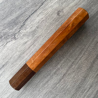 Custom Japanese Knife handle (wa handle) for 240mm - Oak burl and Katalox