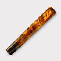 Custom Japanese Knife handle (wa handle) for 240 mm - Ironwood burl and horn