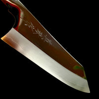 Tadokoro Nakagawa Ginsan Minesori Kiritsuke Santoku 180 mm Mirror Finish - Blade Only