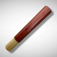 Custom Japanese Knife handle (wa handle) for 240-260mm : Kingwood and blonde horn