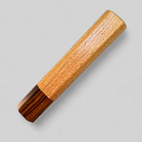 Custom Japanese Knife handle (wa handle) for 240-260 mm - Honey Locust and Desert Ironwood
