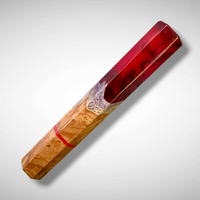 Custom Japanese Knife handle (wa handle) for 165-210 : Coolibah burl hybrid