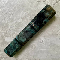 Custom Japanese Knife handle (wa handle) for 165-210mm : Dyed Box elder burl