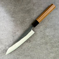 Hatsukokoro Kurokaze Stainless clad W2 Petty 150 mm - Teak and horn