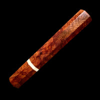 Custom Japanese Knife handle (wa handle) for 165-210 mm - Bubinga and faux ivory