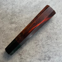 Hanoi Made Custom Japanese Knife handle (wa handle) for 240 : Siamese Rosewood and horn