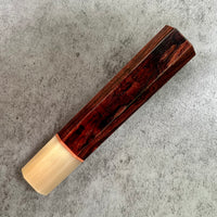 Japanese Knife handle (wa handle) for 210 mm - Cocobolo and horn