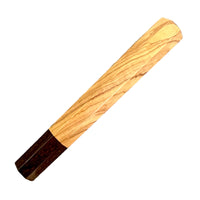 Custom Japanese Knife handle (wa handle) for 240-260 mm - Wild olive and Brazilian ebony