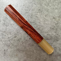 Japanese Knife handle (wa handle) for 240mm - Cocobolo and horn