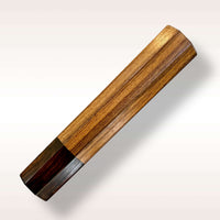 Custom Japanese Knife handle (wa handle) for 165-210 mm: Brazilian cherry and desert ironwood