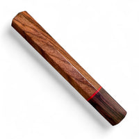 Custom Japanese Knife handle for 240mm - Yucatan rosewood and Kingwood