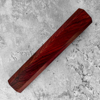 Custom Japanese Knife handle (wa handle) for 240-260 - CITES Certified Figured Kingwood