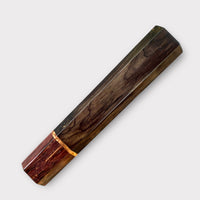 Custom Japanese Knife handle (wa handle) for 240-260mm : African Blackwood and Cocobolo
