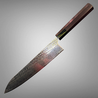Tsunehisa Nawame Ginsan 3 Damascus Gyuto 240