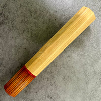 Custom Japanese Knife handle (wa handle) for 165-210mm : Real Ceylon Satinwood and Cocobolo with vintage poker chip
