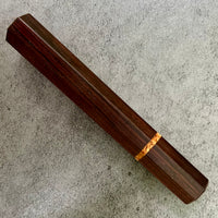 Custom Japanese Knife handle (wa handle) for 165-210mm : Honduran Rosewood