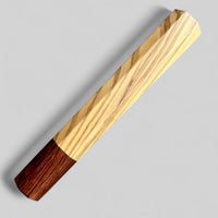 Custom Japanese Knife handle (wa handle) for 165-210mm : Olivewood and Honduran Rosewood