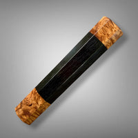 Custom Japanese Knife handle (wa handle) for 240-260mm : Gabon Ebony and Amboyna
