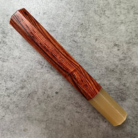 Japanese Knife handle (wa handle) for 240mm - Cocobolo and horn