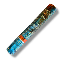 Custom Japanese Knife handle (wa handle) for 165-210 mm: Double dyed box elder