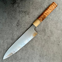 Custom Tetsujin Ginsan 3 Gyuto 210mm - Koa and blonde