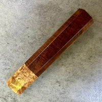 Custom Japanese Knife handle (wa handle) for 165-210mm : Ringed Gidgee