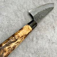 Custom Manaka Kisuke Aogami 1 Gyuto 210mm - Spalted Tamarind and horn