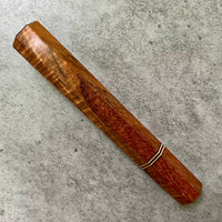 Japanese Knife handle (wa handle) for 240mm - Curly Hawaiian Koa with copper