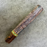 Custom Japanese Knife handle (wa handle) for 165-210mm : Dyed wavy mango