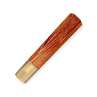 Custom Japanese Knife handle (wa handle) for 165-210 mm: Pau Rosa and Blonde horn