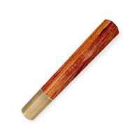 Custom Japanese Knife handle (wa handle) for 165-210 mm: Pau Rosa and Blonde horn