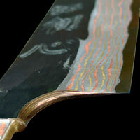 Nigara Kurouchi Rainbow Damascus Aogami 2 Gyuto 240mm (225) - Blade Only