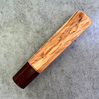 Custom Japanese Knife handle (wa handle) for 165-210mm : Olive and Katalox