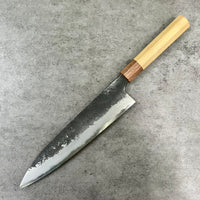Mazaki Kurouchi Shirogami W2 Gyuto 210