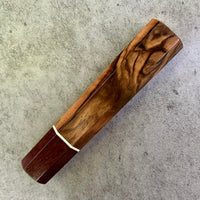 Custom Japanese Knife handle (wa handle) for 165-210mm : Turkish Walnut and Katalox