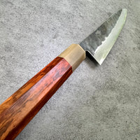 Custom Sugi Fujiwara W1 150mm petty - Siamese rosewood and blonde horn
