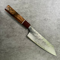 Custom Yu Kurosaki Fujin VG10 Hammered 165 Bunka - Turkish Walnut