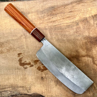 Custom Goko Hamono Shirogami #1 Nashiji 165mm Nakiri - Pau Rosa