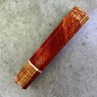 Custom Japanese Knife handle (wa handle) for 165-210mm : Rosewood and Tasmanian Blackwood