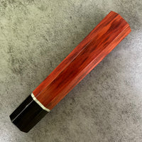 Custom Japanese Knife handle (wa handle) for 240mm - Red heart with vintage poker chip