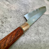 Custom Nakagawa Satoshi Ginsan 3 Kiritsuke 210mm - Cocobolo and marbled horn