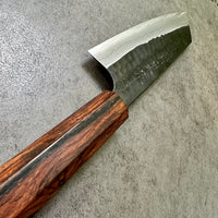 Custom Yamamoto Ironclad Aogami Super Damascus Ko Bunka 150mm - Cocobolo