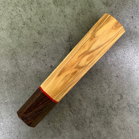 Custom Japanese Knife handle (wa handle) for 165-210mm : Olivewood
