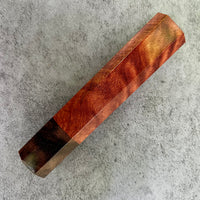Custom Japanese Knife handle (wa handle) for 165-210mm : Hooked needlewood