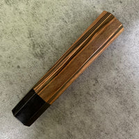 Custom Japanese Knife handle (wa handle) for 165-210mm : Mun Ebony and horn