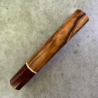 Custom Japanese Knife handle (wa handle) for 165-210mm : Turkish Walnut and Katalox