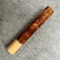 Custom Japanese Knife handle (wa handle) for 165-210mm : Koa and blonde horn